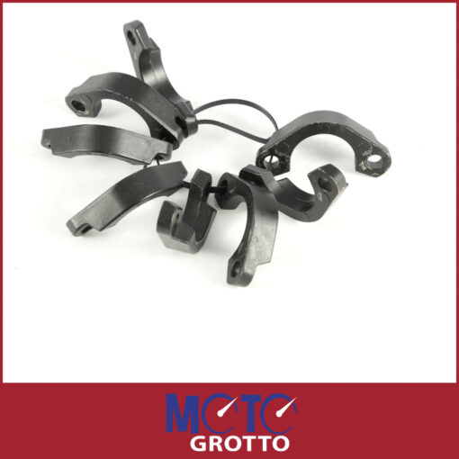 Exhaust holder clamps for Kawasaki ZXR750 H (89-90) , ZXR750 J (91-92) , ZXR750 L (93-95) , ZX9R B (94-97)