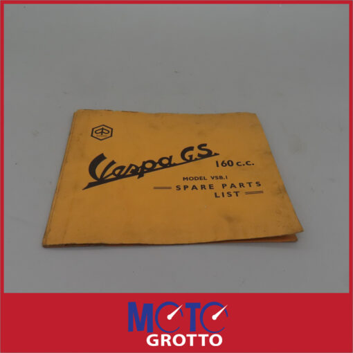Vespa 160 VSB.1  Parts List Manual