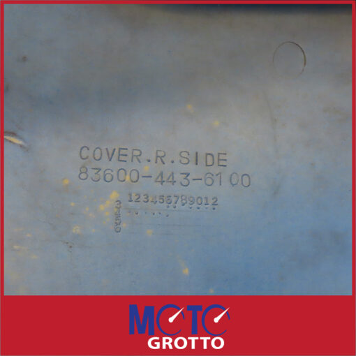 Right Hand Side Panel / Frame Cover for Honda CB400N Superdream  , CB250N Superdream - Image 8